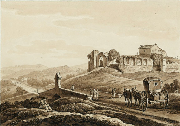 Carlo Labruzzi,Via Appia ( ?, avant 1817, date indéterminée)